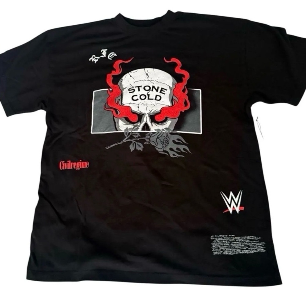 Civil Regime x WWE Stone Cold Skull Tee